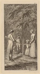 Titulní rytina k dílu Theodora Gottfrieda Hippela „Životopisy“, druhý díl, Berlín 1799