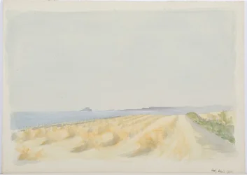 Svatý ostrov, 1894 (tužka a wc na papíře)