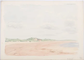 Svatý ostrov, 1896 (tužka a wc na papíře)