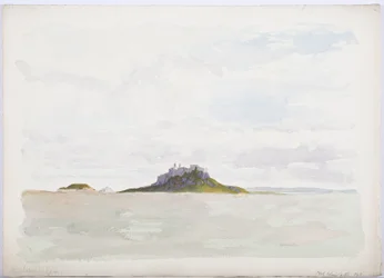 Holy Island Castle, 1893 (tužka a čb na papíře)