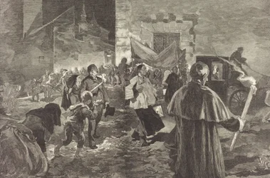 Španělsko. Viaticum, 1889.