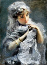 Anglická dívka, 1886.