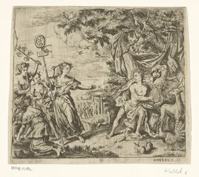 Orpheus a Maenads z Ciconia