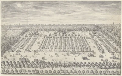 Tábořiště poblíž Haagu, 1742