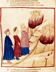 Očistec: Dante a Virgil, miniatura