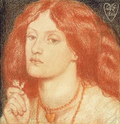 Portrét Elizabeth Siddal (1834-62)