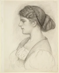 Profilová busta Fanny Cornforth