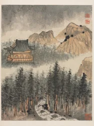 Vzpomínky na řeku Qinhuai, dynastie Qing