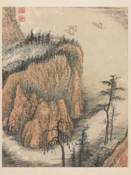 Vzpomínky na řeku Qinhuai, dynastie Qing