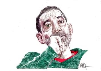 Emanuele Trevi, 2021 (digitální kresba barevnou tužkou)