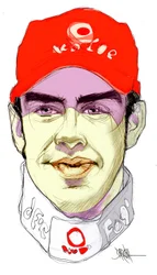 Fernando Alonso Díaz (digitální kresba barevnou tužkou)