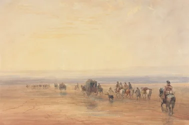 Přejezd přes Lancasterské písky