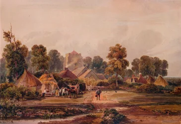 Farma Worcestershire, c1848