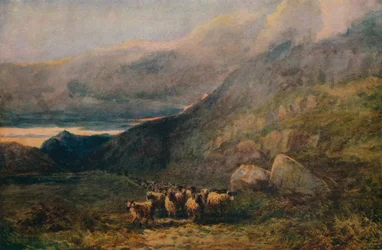 Horská cesta se spánkem, c1838