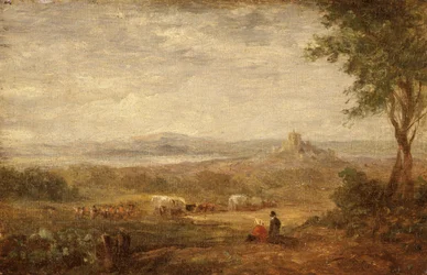 Pohled poblíž Lancaster, c1810.