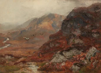 Highland Hills (olej na plátně)