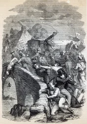 Election Riot at Hawick, 1837, ilustrace z „Cassell