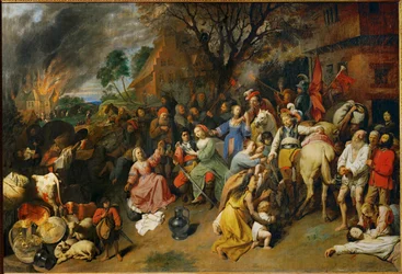 Utrpení zemědělců (malba na plátně)