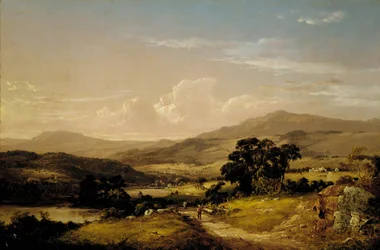 Poblíž jezera Squam, New Hampshire, 1856.