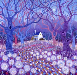 Ústup, 2014 (akryl na plátně)