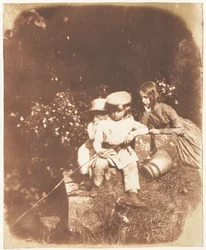 Finlay Children, 1843-47. Tvůrci: David Octavius Hill, Robert Adamson, Hill & Adamson.