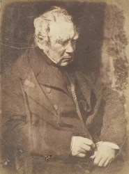 Generál John Munro, Teanich, 1843-47. Tvůrci: David Octavius Hill, Robert Adamson, Hill & Adamson.