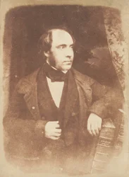 Rev. George Lewis, Dundee, 1843-47. Tvůrci: David Octavius Hill, Robert Adamson, Hill & Adamson.