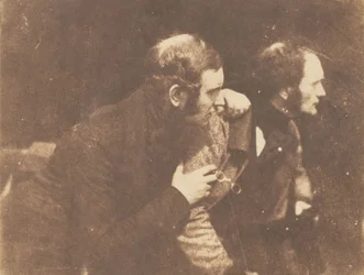 Thomas Duncan a jeho bratr, 1843-47. Tvůrci: David Octavius Hill, Robert Adamson, Hill & Adamson.