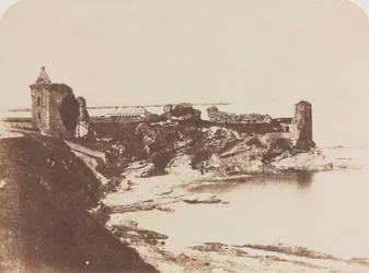 Hrad St. Andrews, z jihovýchodu
