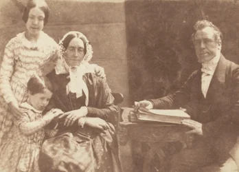 Rev Ebenezer Miller s rodinou