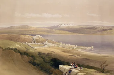 Město Tiberias na Galilejském jezeře, 22. dubna 1839, deska 38 ze svazku I 