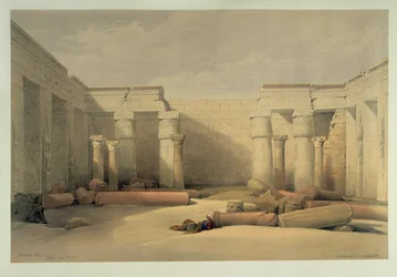 Medinet Habu, márnice Ramsese III. v Thébách