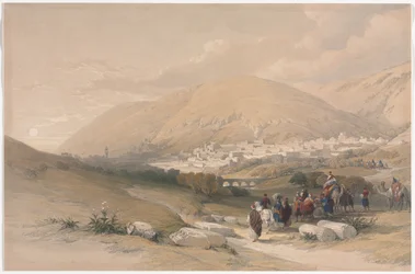 Nábulus Starověký Shechem, 1839.