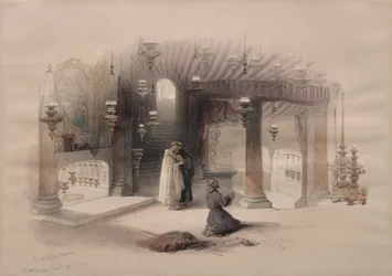 Svatyně Narození Páně, Betlém, 1839.