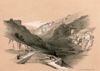 Dolní tůň Siloam, 1855.