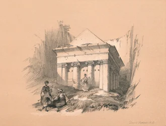 Hrob Zachariáše, 1855
