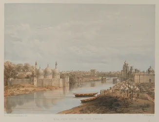 Pohled ze Železného mostu, Lucknow