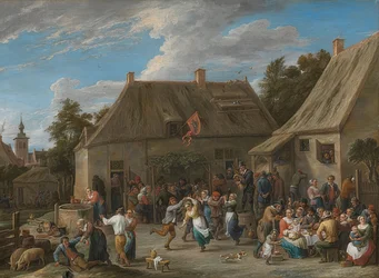 Farmářský veletrh. Kolem roku 1665