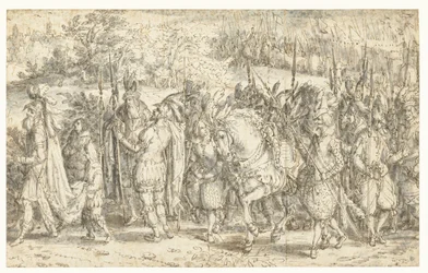Quintus Fabius Maximus Setkání se svým synem pěšky Quintus Fabius Maximus Cunctator jde pěšky, aby se setkal se svým synem