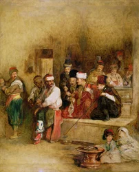Tatarský posel vyprávějící zprávy o vítězství St. Jean D