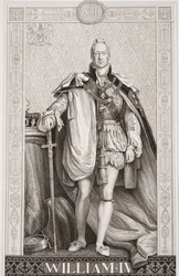 William IV (1765-1837) z „Ilustrace anglické a skotské historie“ svazek II