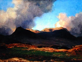 Ben Dearg (olej na plátně)