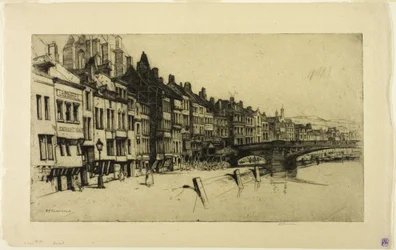 Dinant, talíř devět z belgického setu