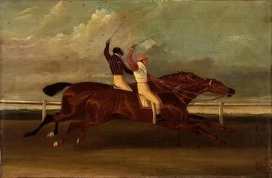 „Actaeon bijící Memnona“ ve Velké předplatné peněžence v Yorku, srpen 1826
