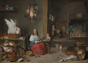 Interiér kuchyně, 1644