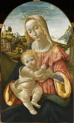 Panna a dítě, asi 1487-1488