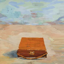 Boîte-hors-de-valise 15, 2023 (olej na plátně)