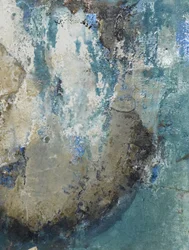 Modrošedá patina