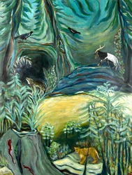 ReGrowth, 2021 (akryl na plátně)