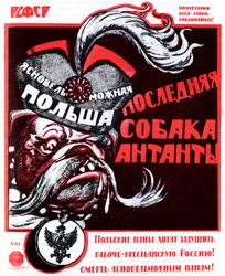 Polsko - poslední pes Dohody, plakát, 1920
